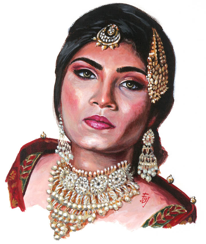 Indian Bride Portrait