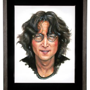 John Lennon Original Portrait Framed